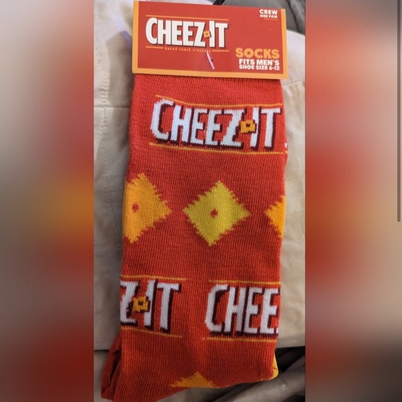 2/$16 mix and match) Cheezit crackers crew socks - Picture 2 of 2